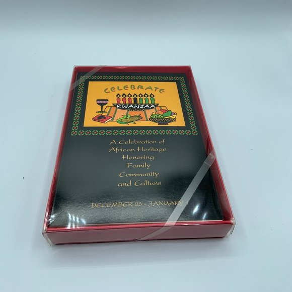 Carole Joy Creations, Inc. - Celebrate Kwanzaa Greeting Cards AK942 - Picture 1 of 2